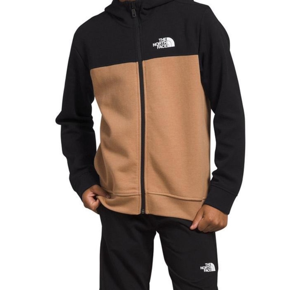 North Face Boys’ TNF tech full-zip hoodie